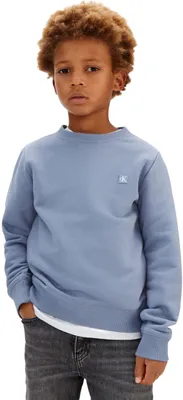 Produktbild von Calvin Klein Kinder Uni Sweatshirt Mini Badge mit Rundhalsausschnitt, Blau (I