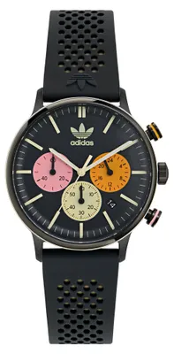 Produktbild von Adidas Uni Uhr CODE ONE CHRONO Silikon schwarz AOSY24084