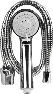 Immagine prodotto di DOCHTMANN Set di soffioni doccia, 3 erogatori e tubo doccia 150 cm, cromato, supporto