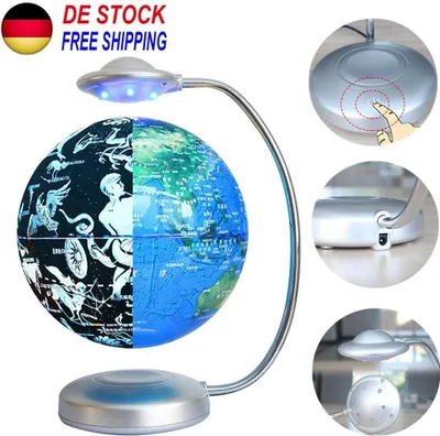 Image de Leuchtglobus Magnetische Schwebender Weltkugel LED Beleuchtung Rotation Deko