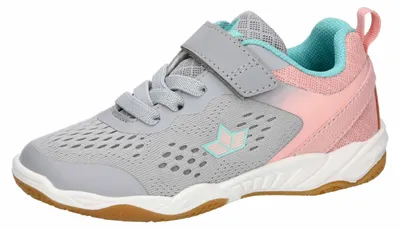Produktbild von Lico Uni Kinder Key Vs Hallenturnschuhe, Grau Rosa Türkis, 37 EU