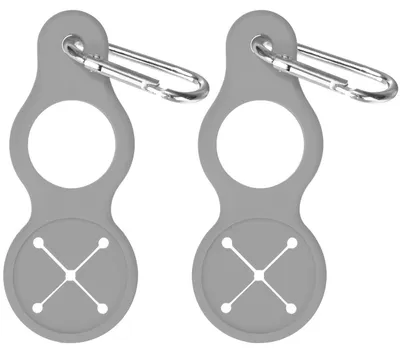 Produktbild von INF 2er-Pack Wasserflaschenhalter aus Silikon mit Karabiner