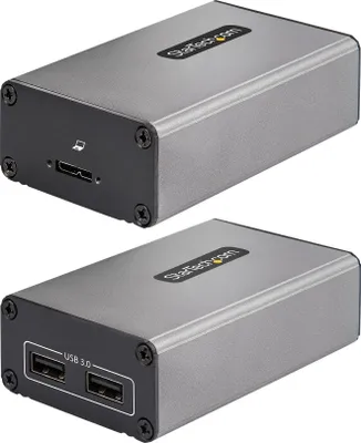Imagen del producto de Extensor USB 3.0 de 2 puertos para fibra óptica