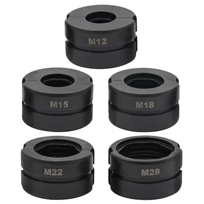 Image de Insert de mâchoire à sertir Insert de mâchoire interchangeable Noir Insert de mâchoire de pince à sertir manuelle