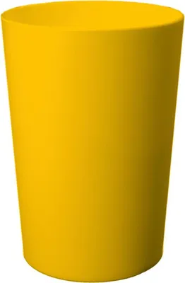 Produktbild von Zahnputzbecher "Pure" standard-gelb