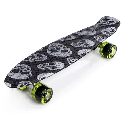 Image de Pennyboard MTR 56 cm, SILVER SKULL