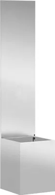 Produktbild von Garten Sichtschutz-Leinwand Silber 32 x 150 cm Verzinkter Stahl