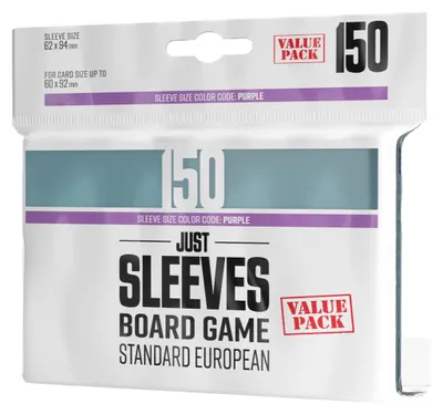 Produktbild von Gamegenic, Just Sleeves: Board Game – Standard European Value Pack, Zubehör