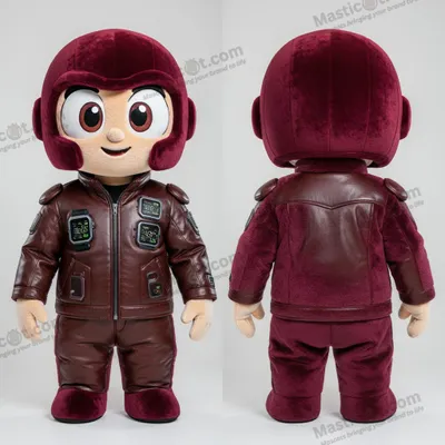 Produktbild von Marineblaues MASTICOT Plüsch-Football-Helm-Maskottchen