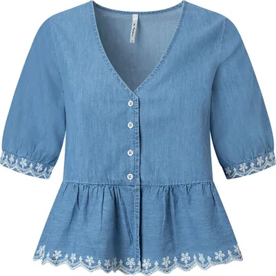 Immagine prodotto di Pepe Jeans Camicia a maniche corte Berta Blu S Uomo Blu S