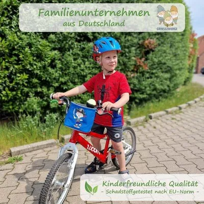 Produktbild von Famanu Lenkertasche für Kinder - Einhorn-Design - Fahrradtasche für Kinder