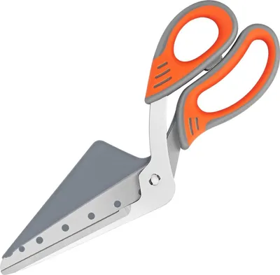Image de Ciseaux à pizza avec pelle amovible 27cm Gris Orange