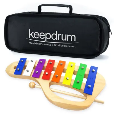 Immagine prodotto di keepdrum KGS-C glockenspiel in legno con borsa