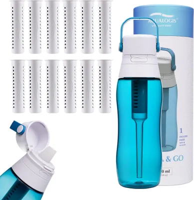 Obrázek produktu pro Aqualogis ocean blue 500ml filtrační láhev + 12 filtrů