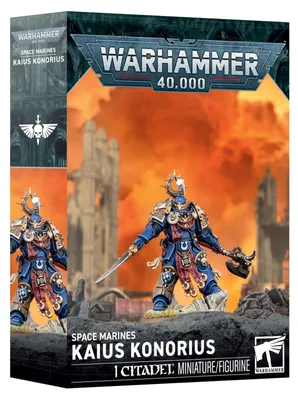 Zdjęcie produktu dla Warhammer 40,000 Kosmiczni Marines Kaius Konorius – Miniaturowy Ultramarines