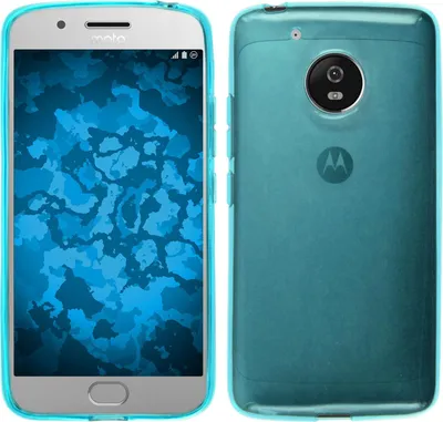 Produktbild von PhoneNatic Case kompatibel mit Lenovo Moto Z2 Force - türkis Silikon Hülle transparent Cover