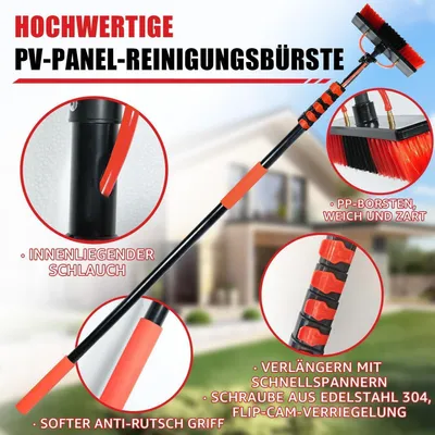 Produktbild von Teleskop Waschbürste 7.2M mit Seifenspender und Wasseranschluss