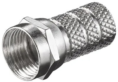 Immagine prodotto di goobay auf dreh F Stecker 5,2 mm Zink (Bulk)