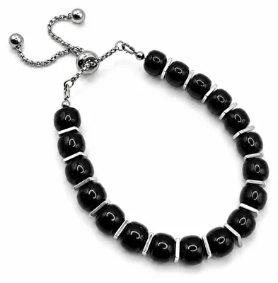 Imagen del producto de BEYSTON Pulsera de ámbar con cuentas redondas, ámbar cereza oscuro, Imagen generada por IA