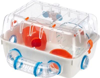 Produktbild von Ferplast Combi 1, Käfig, Hamster, Transparent, Weiß, Kunststoff, 405 mm, 295 mm