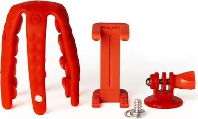 Image de Celly Squiddy trépied Smartphone/action caméra 6 pieds Rouge