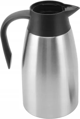 Produktbild von Edelstahl Thermoskanne 1,5L Silber für Heiß und Kalt