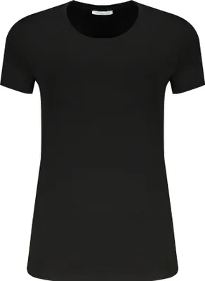 Produktbild von Elegantes Schwarzes Damen T-Shirt mit Strass & Baumwolle