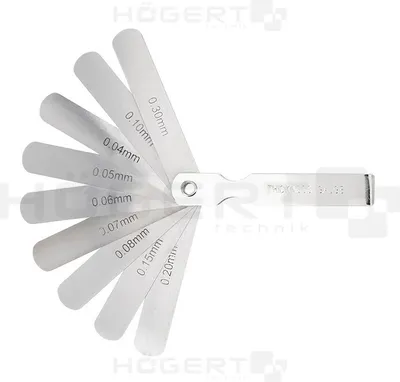 Produktbild von Hogert Technik Fühlerlehre HT8G330 75mm 13mm
