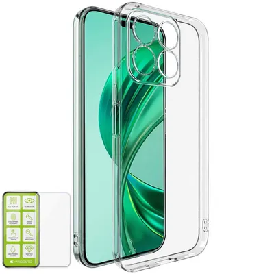 Produktbild von Für Honor X8b Silikon Hülle H9 Glas Handy Tasche Etuis Cover Case Kappe