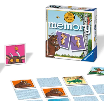 Produktbild von Ravensburger The Gruffalo Mini Memory Game - Matching Picture Snap Pairs Game For Kids Age 3 Years and Up - Gruffalo Toy