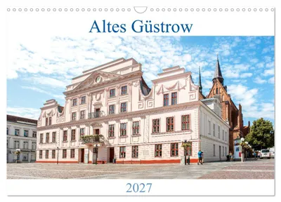 Produktbild von Altes Güstrow (Wandkalender 2027 DIN A3 quer), CALVENDO Monatskalender