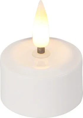 Obrázok produktu pre Čajové sviečky s LED a nabíjačkou - Ø4cm - 4 kusy