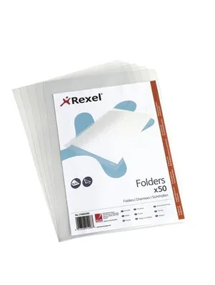 Produktbild von Rexel Sichthülle A4 PP, fs (50), 210 x 297 mm (A4), Transparent, Polypropylen (PP), 221 mm, 312 mm, 15 mm
