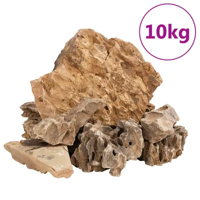 Immagine prodotto di vidaXL Dragonstones 10 kg Marrone 5-30 cm