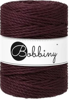 Obrázek produktu pro Bobbiny 3PLY Macramé Rope 5 mm 100 m Burgundy Šňůra