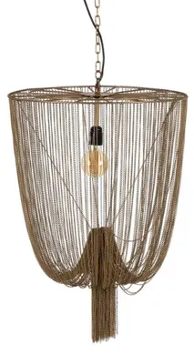 Produktbild von Deckenleuchte – Goldfarben – 50 x 50 x 70 cm – Eisen – Fassung E27