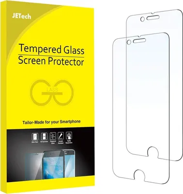 Image de Film de protection pour iPhone 8 Plus et 7 Plus, verre trempé, 2 pièces