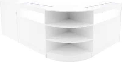 Image de Ensemble de comptoirs LED Sagittarius, modèle LM60 + B900 (2 unités) + TB60 – Blanc
