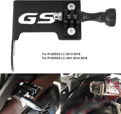 Produktbild von Action Kamera Halterung Datenrekorder Halterung Halter Motorrad Umbau für R1200 GS LC ADV14-18schwarz