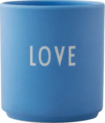 Produktbild von Design Letters - AJ Favourite Becher LOVE - Sky Blue