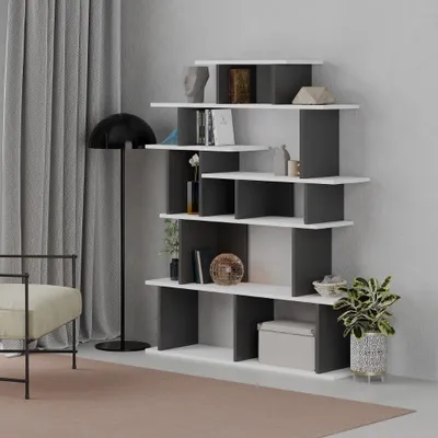 Immagine prodotto di Libreria design Apollon 120x149 colore bianco antracite