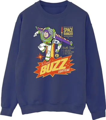 Produktbild von Disney - "Toy Story Lightyear" Sweatshirt für Herren BI50408 (L) (Marineblau)