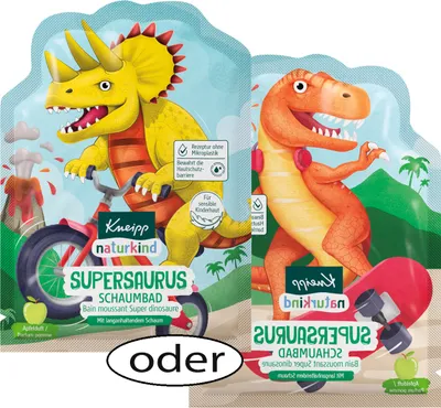 Zdjęcie produktu dla Kneipp Naturkind Bubble Bath Supersaurus Assorted Design 40ml