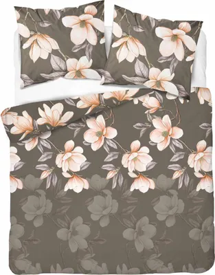Produktbild von Bettwäsche, Flanellbettwäsche, warm, für den Winter 200x220 5625b Braun, Blumen