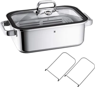 Image de WMF Cuiseur vapeur avec couvercle en verre/bordures en silicone Vitalis 3,5 litres 1741026040