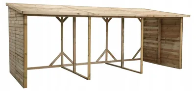 Immagine prodotto di Capannone per legna 20 m3 - 5.2x2 m - H.2.06 m - Trattata