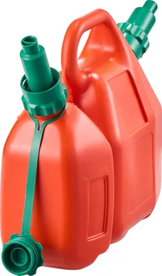 Produktbild von SucceBuy Kraftstoffkanister, 6 L Tank mit Ausguss und 1,9 L zusätzlichem Ölbehälter, maximale Durchflussrate von 5,5 L/min, Flüssigkeitsbehälter geeignet für Autos, Motorräder, ATVs und UTVs