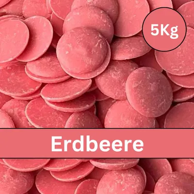 Produktbild von Fettglasur Erdbeere 5 Kg