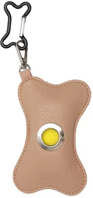 Image de Porte-sacs à crottes pour chien - CuirPolyuréthanerésistant aux intempéries - Portable avec mousqueton