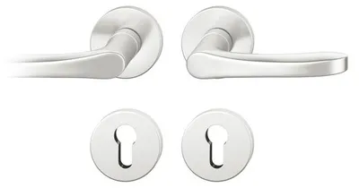 Produktbild von FSB 1106 runde Rosettengarnitur Alu natur (Lochung: PZ) Lochung: PZ
